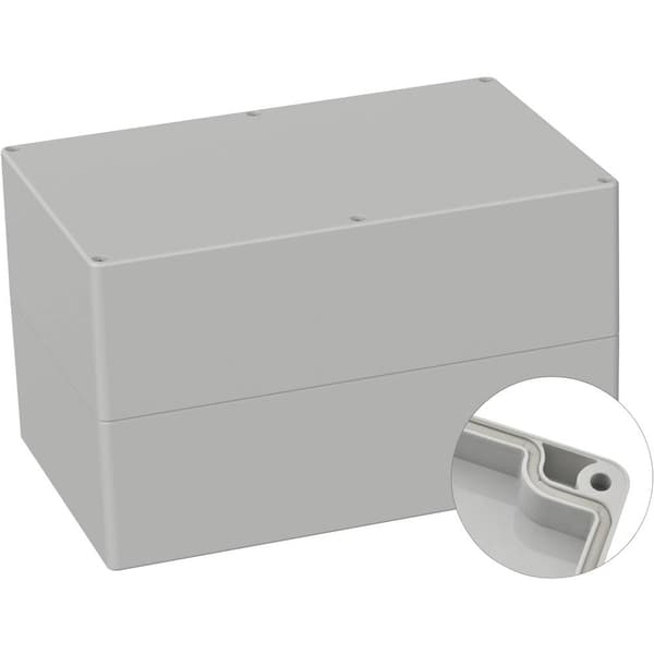 TRU COMPONENTS TC-9065716 Industrihölje 250 x 160 x 150 ABS Grå-vit (RAL 7035) 1 st