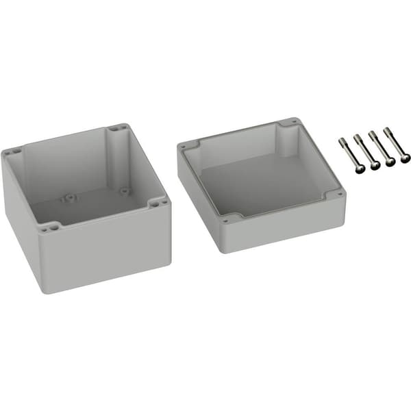 TRU COMPONENTS TC-9065656 Industrihölje 122 x 120 x 105 ABS Grå-vit (RAL 7035) 1 st