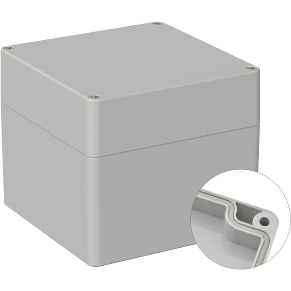 TRU COMPONENTS TC-9065656 Industrihölje 122 x 120 x 105 ABS Grå-vit (RAL 7035) 1 st