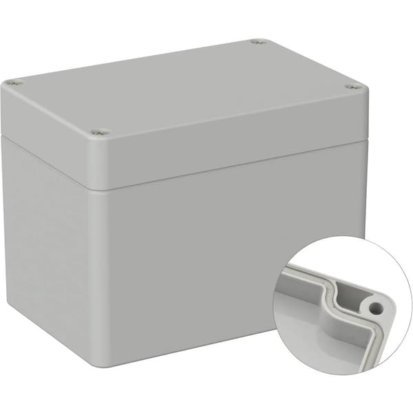 TRU COMPONENTS TC-9065660 Industrihölje 120 x 80 x 90 ABS Grå-vit (RAL 7035) 1 st