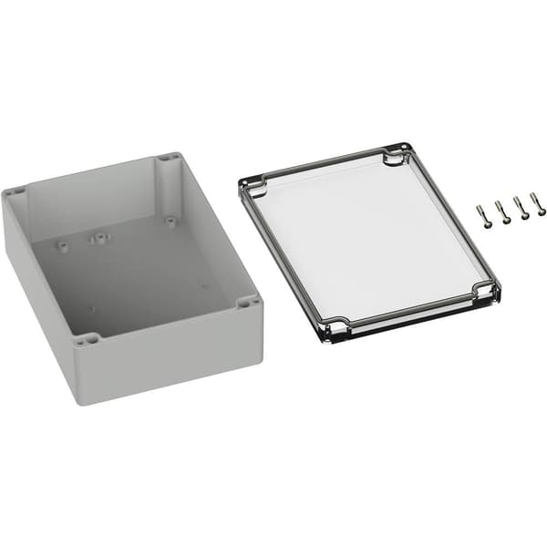 TRU COMPONENTS TC-9065492 Utomhuschassi 200 x 150 x 75 Polykarbonat Grå-vit (RAL 7035) 1 st