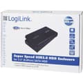 Miniatyrbild 1 av 3: LogiLink UA0107 8,9 cm (3,5 tum) hårddiskhölje 3.5 tum USB 3.2 Gen 1