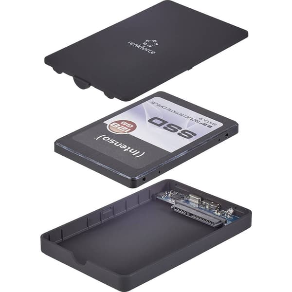 Renkforce RF-4505754 SATA-hårddiskkabinett 2.5 tum USB 3.2 Gen 1