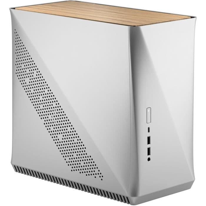 FRACTAL DESIGN PC-kotelo Era ITX hopea- valkoinen tammi