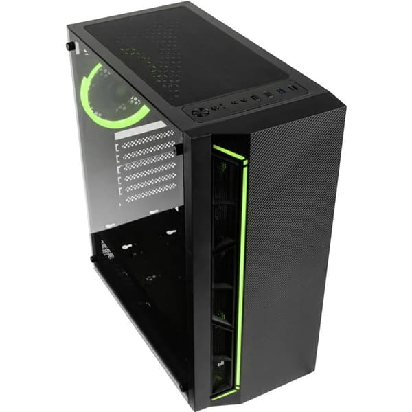 Kolink INSPIRE K7 Midi-Tower Datorchassi GAMER Svart