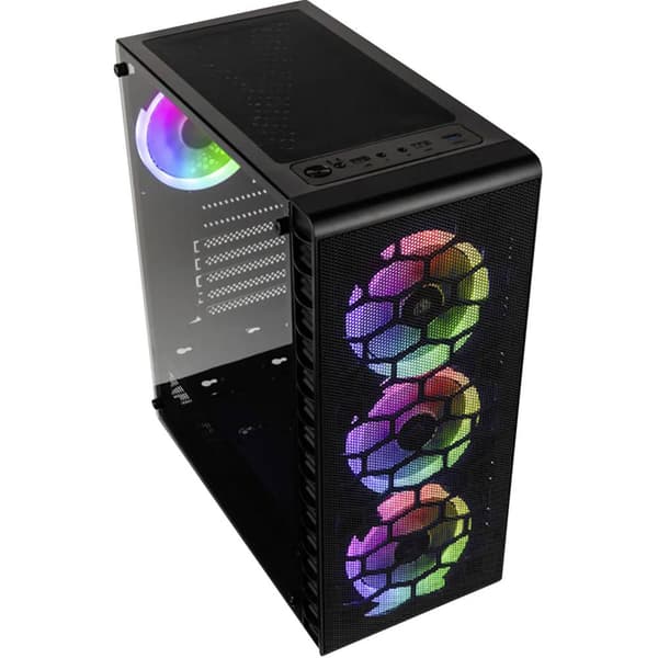 Kolink OBSERVATORY LITE MESH Midi-Tower Datorchassi GAMER Svart