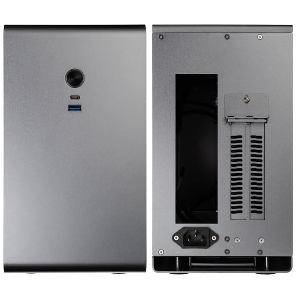 Kolink Rocket V2 Aluminium Mini-ITX Case - Titanium Grey