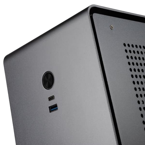 Kolink Rocket V2 Aluminium Mini-ITX Case - Titanium Grey