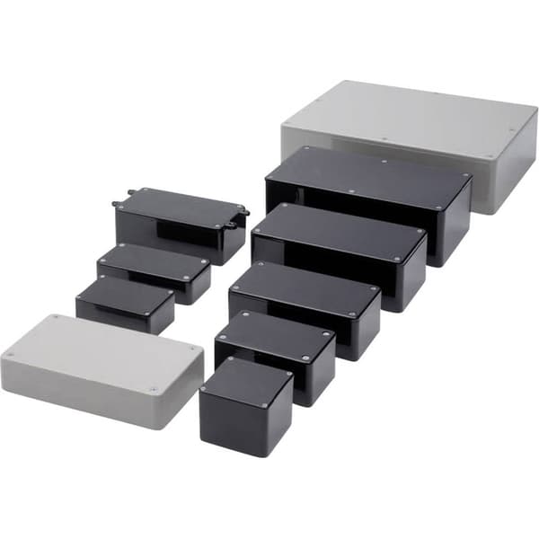 Camdenboss BIM2002/12-BLK/BLK Universalhölje 100 x 50 x 25 ABS Svart 1 st