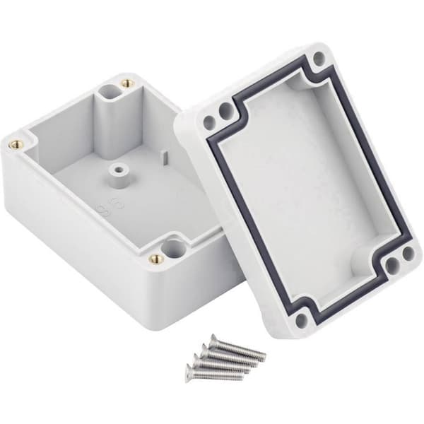 TRU COMPONENTS TC-7910856 Universalhölje 70 x 50 x 37 ABS Grå 1 st