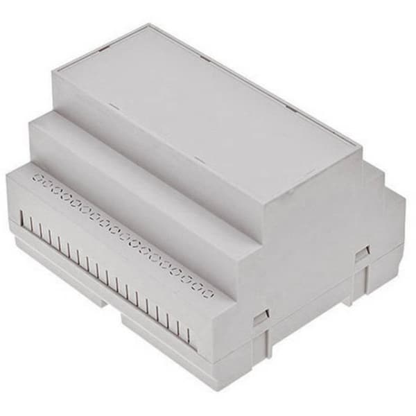TRU COMPONENTS TC-7910828 DIN-skena hölje 65 x 90 x 105 ABS-V0 Grå 1 st