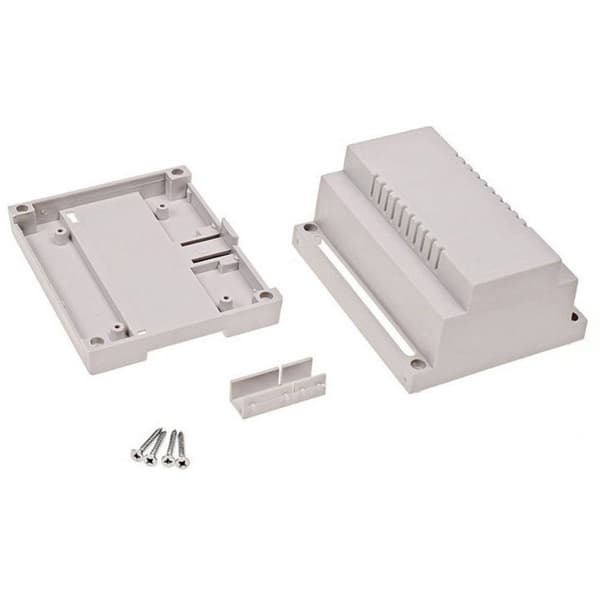 TRU COMPONENTS TC-7910724 DIN-skena hölje 107 x 89 x 66 ABS-V0 Grå 1 st