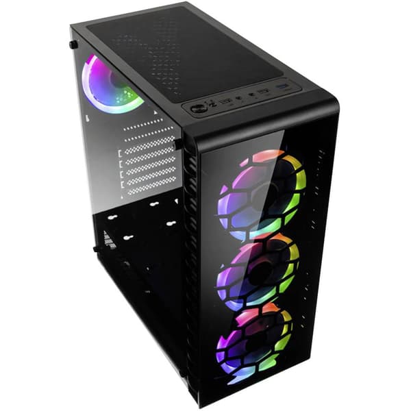 Kolink OBSERVATORY LITE Midi-Tower Datorchassi GAMER Svart