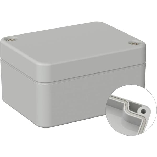 TRU COMPONENTS TC-9065436 Utomhuschassi 65 x 50 x 35 Polykarbonat Grå-vit (RAL 7035) 1 st