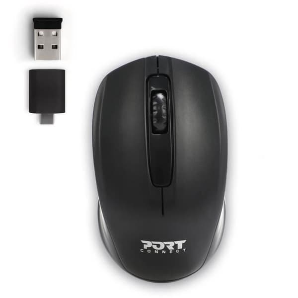 PREMIUMPACKNING: Datorväska 17 + Trådlös mus + Dungle USB & Type C-adapter