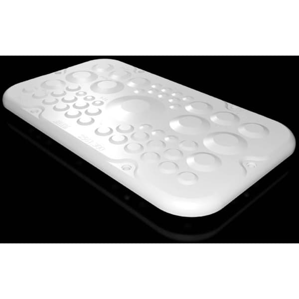 Rittal AX 2561.300 Flänsplatta (L x B) 149 mm x 256 mm Plast Grå 1 st