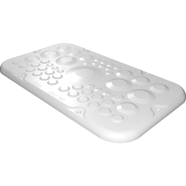 Rittal AX 2561.300 Flänsplatta (L x B) 149 mm x 256 mm Plast Grå 1 st