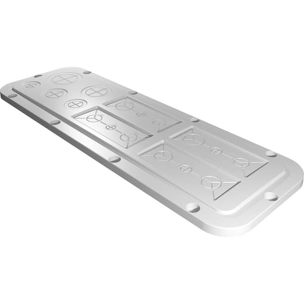 Rittal AX 2563.200 Flänsplatta (L x B) 149 mm x 447 mm Plast Grå 1 st