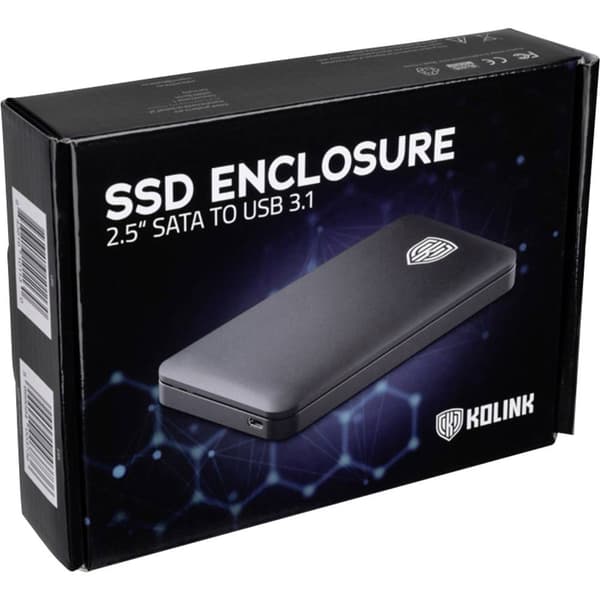 Kolink KO-25UC31 6,35 cm (2,5)-hårddiskhölje USB-A, USB-C®