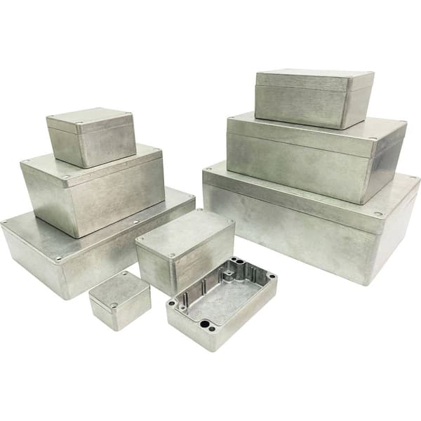 Gainta G105 Universalhölje 55.5 x 41 x 31 Aluminium Aluminium legerad Aluminium (natur) 1 st