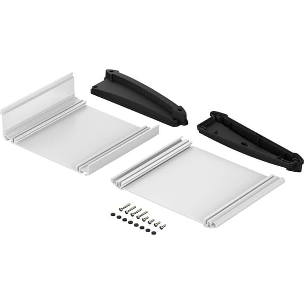 Bopla ATPH 1850-0150 ALU-TOPLINE_SET Panelhölje (L x B x H) 181.2 x 150 x 53.2 mm Aluminium, ABS Natur, Svart (RAL 9005