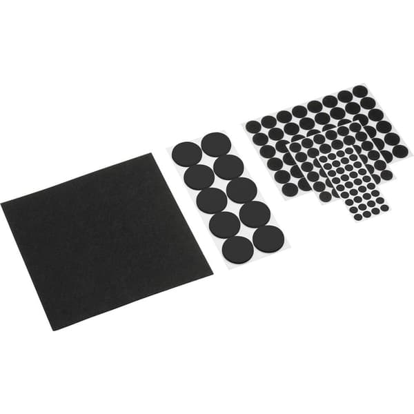 Metafranc WU0281180 Filtdyna självhäftande, rund Svart 1 set