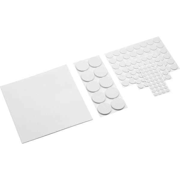 Metafranc WU0281170 Filtdyna självhäftande, rund Vit 1 set