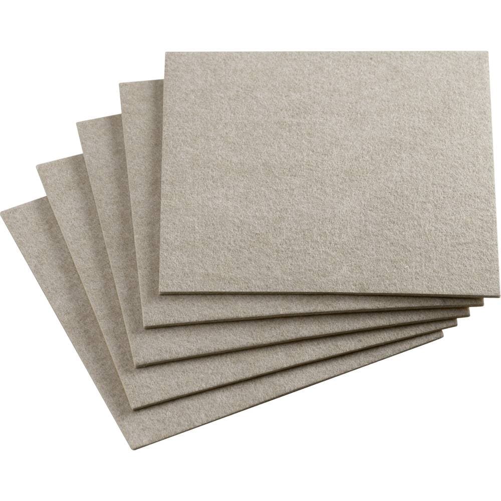 Metafranc WU0645506 Filtdyna kvadratisk, självhäftande Beige (L x B) 200 mm x 200 mm 1 set