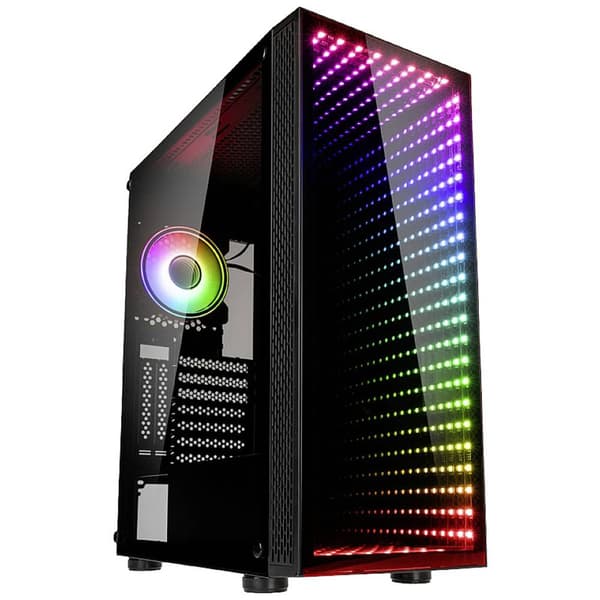 Kolink VOID RIFT Midi-Tower Datorchassi GAMER, Hölje Svart