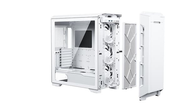 Phanteks Eclipse P600S ,Silent, Tempered Glass, Matte White