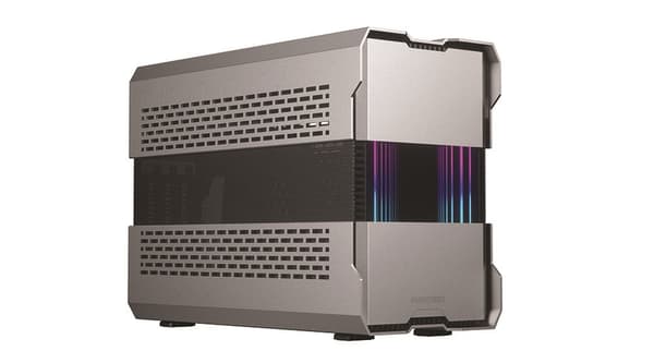 Phanteks Evolv Shift XT, Expandable iTX Case, DRGB, Galaxy Silver