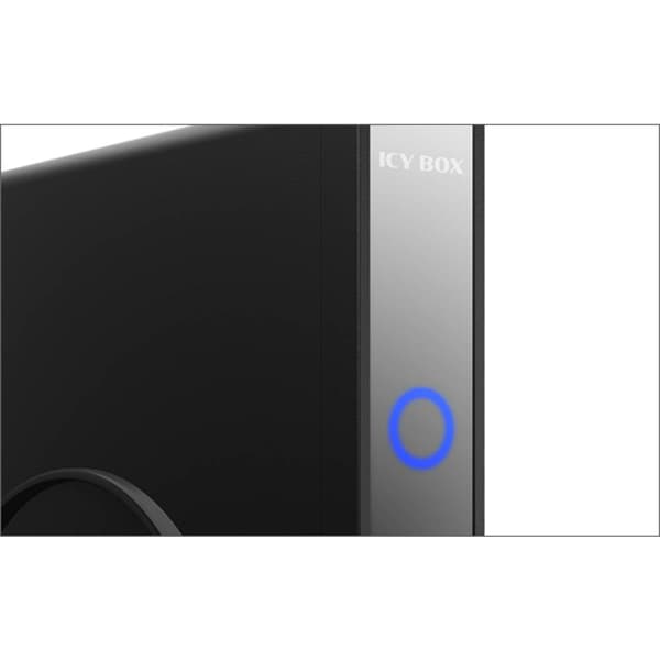 ICY BOX 60087 8,9 cm (3,5 tum) hårddiskhölje, 6,35 cm (2,5)-hårddiskhölje 3.5 tum, 2.5 tum USB-C®, USB 3.2 Gen 2