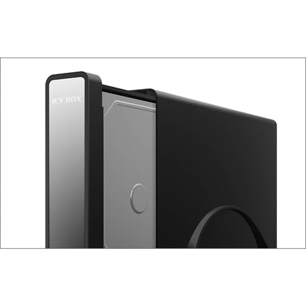 ICY BOX 60087 8,9 cm (3,5 tum) hårddiskhölje, 6,35 cm (2,5)-hårddiskhölje 3.5 tum, 2.5 tum USB-C®, USB 3.2 Gen 2
