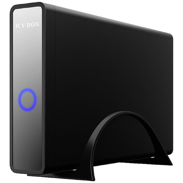 ICY BOX 60087 8,9 cm (3,5 tum) hårddiskhölje, 6,35 cm (2,5)-hårddiskhölje 3.5 tum, 2.5 tum USB-C®, USB 3.2 Gen 2