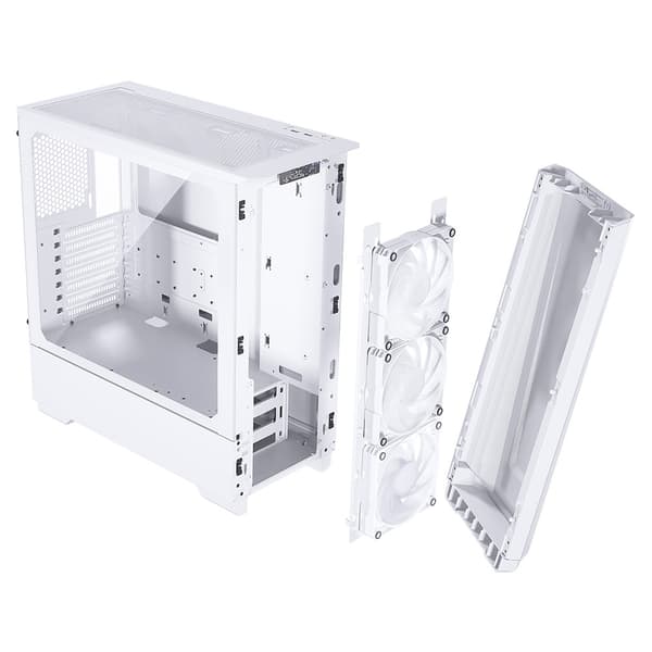 Phanteks Eclipse G360A  Mid Tower Case, Temp Glass, DRGB, Matte White