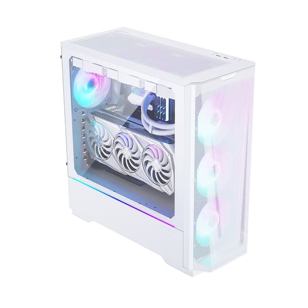 Phanteks Eclipse G360A  Mid Tower Case, Temp Glass, DRGB, Matte White