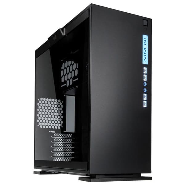 IN WIN 303 Chassi - Mid Tower - ATX - Svart - USB-Ljud - 3 fläktar Svart