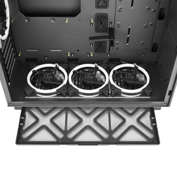 Sharkoon Pure Steel PC-fodral - Midi ATX Tower - Stål och härdat glas - Svart