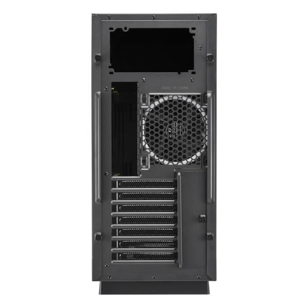 Sharkoon Pure Steel PC-fodral - Midi ATX Tower - Stål och härdat glas - Svart