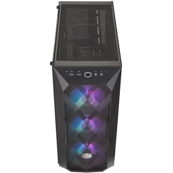 COOLER MASTER LTD PC CASE MasterBox TD500 - Gaming - Mesh - 3x120mm ARGB - Svart - Härdat glas - ATX-format (MCB-D500D-KGNN-S01)