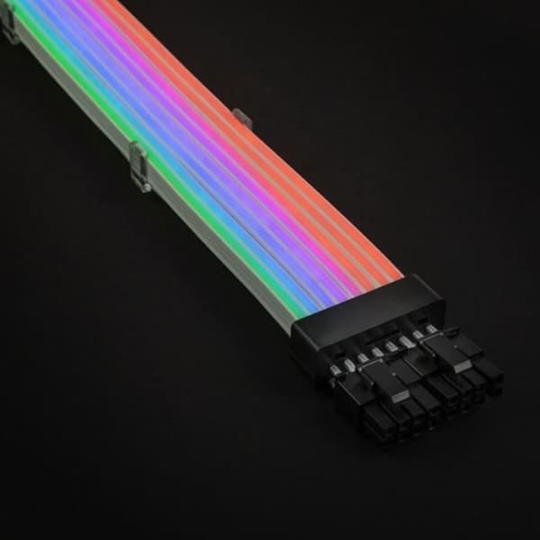 lian li lian li strimer plus 8-pin rgb pcie vga-stromkabel svart Anpassning PC Lian Li Strimer Plus 8-pin RGB PCIe