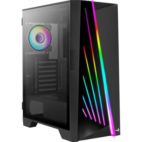 PC-fodral - AEROCOOL - Mirage G V1 - Fodral utan strömförsörjning - Medium torn - ATX-format - Svart (ACCM-PB25013.11) Svart