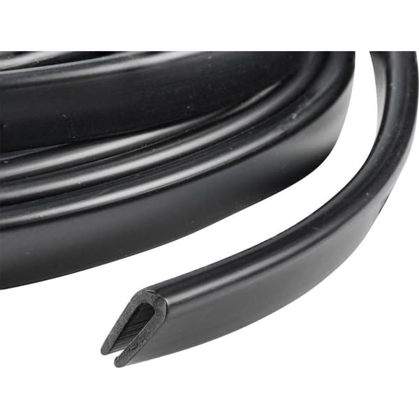 TRU COMPONENTS Kantskydd PVC Svart 10 m
