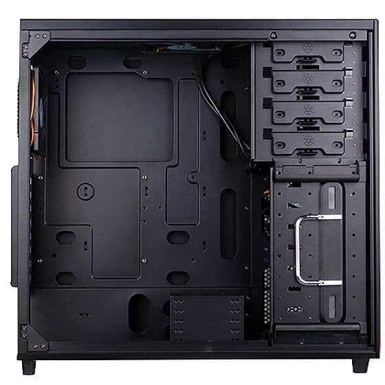 SSI-CEB ATX SILVERSTONE SST-TJ04B-E Mid Tower PC-fodral - Svart