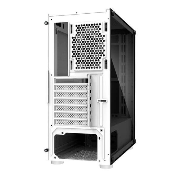 ZALMAN R2 PC CASE - Medium Tower - Vit - Härdat glas - E-ATX-format (R2TGWH)