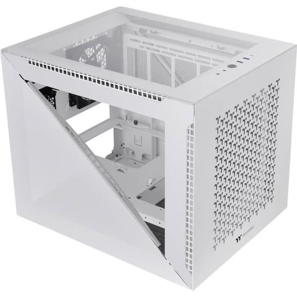 PC-chassi - Thermaltake - Divider 200 TG Air Snow - Mikro-torn - 2 fläktar - Sidofönster