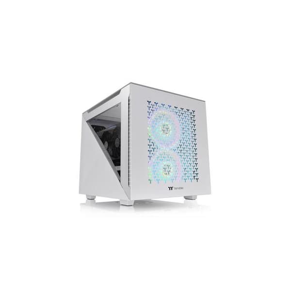 PC-chassi - Thermaltake - Divider 200 TG Air Snow - Mikro-torn - 2 fläktar - Sidofönster