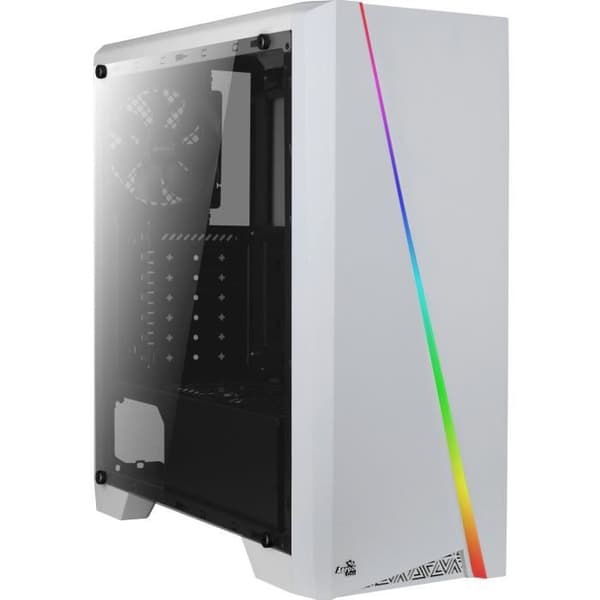 AEROCOOL Cylon PC CASE - RGB - Mid Tower - Vit - ATX-format (ACCM-PV10012.21) Vit