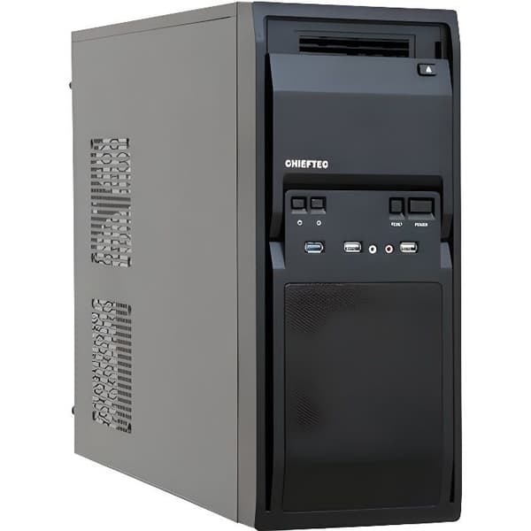 Mid Tower-fodral - CHIEFTEC - LG-01B-OP - Svart - ATX, MATX - 2x 5,25 fack - 3x 3,5" fack - 1x 2,5" fack Svart