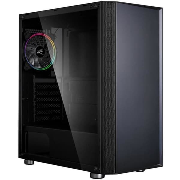 ZALMAN R2 PC CASE - Medium Tower - Svart - Härdat glas - E-ATX-format (R2TGBK)